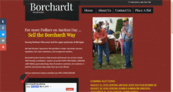 Desktop Screenshot of borchardtauction.com